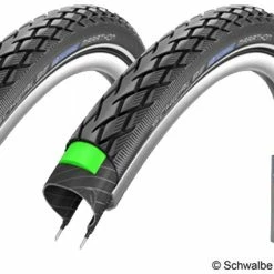 Schwalbe Marathon 37-622 + Chambre à Air SV17 Set
