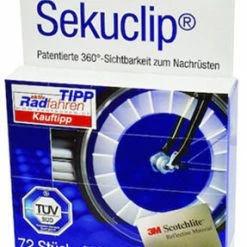 Büchel 3M Scotchlite Sekuclip 80mm Réflecteurs De Rayons (72 Pièces)