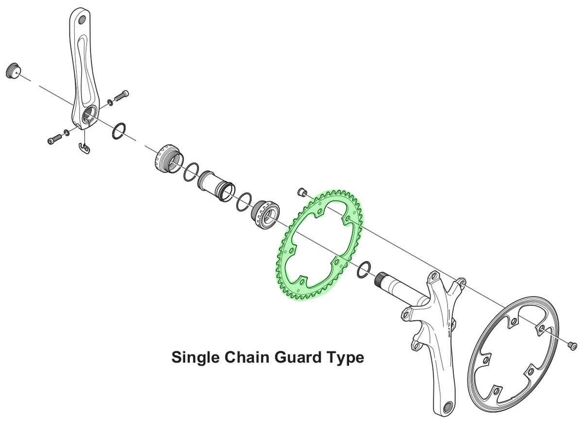 Shimano ALFINE Plateau De Pédalier Pour FC-S501 – Image 2